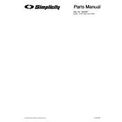 Simplicity 1694967 Regent Tractor manual cover