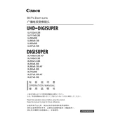 Canon DigiSuper XJ95x8.6B manual cover