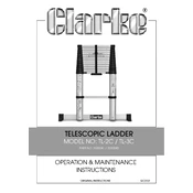 Clarke 3500241 TL2C Telescopic Ladder  manual cover