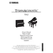 Yamaha Trans Acoustic TA2 Piano