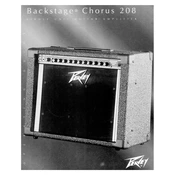 Peavey Backstage Chorus 208 Amplifier manual cover