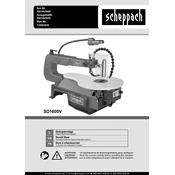 Scheppach SD1600V 5901403906 Saw manual cover