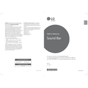 LG LAS160B LAS160B.AUSALLK Sound Bar manual cover