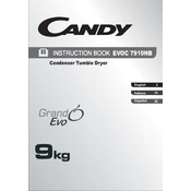 Candy EVOC 7910NB-S manual cover