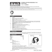 Sealey LED140 Spotlight manual cover