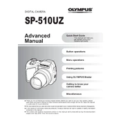 Olympus SP-510UZ manual cover