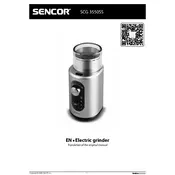 Sencor SCG 3550SS Coffee Grinder manual cover