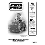 Power Wheels Mattel Paw Patrol Fire Truck DGL23 Toy manual cover