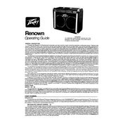 Peavey Renown Amplifier manual cover