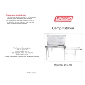 Coleman Camp Kitchen 2142-700 manual cover