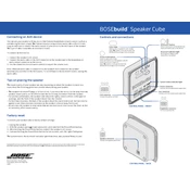 Bose BOSEbuild Speaker Cube manual cover