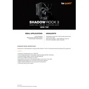 be quiet! Shadow Rock 3 190W TDP Cooler manual cover