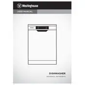 Westinghouse WSF6608KXA Dishwasher manual cover