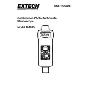 Flir Extech 461825 Tachometer manual cover