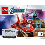 LEGO Avengers 76170-2 Construction Set manual cover