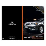 Acura MDX Tech 2013 SUV manual cover