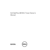 Dell OptiPlex 390 Mini Tower Desktop manual cover