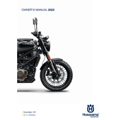 Husqvarna SVARTPILEN 401 2022 Motorcycle manual cover