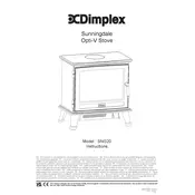 Dimplex Sunningdale SNG20 Electric Stove manual cover