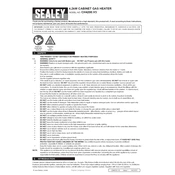 Sealey CH4200.V3 Heater manual cover