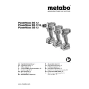 Metabo PowerMaxx BS 12 Drill manual cover