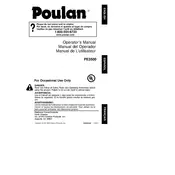 Poulan Pro PE3500 Trimmer manual cover