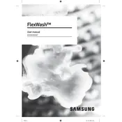 Samsung FlexWash WV60A9900A Washing Machine manual cover