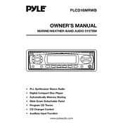 Pyle PLCD16MRWB MP3 Player manual cover