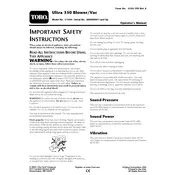 Toro Ultra 350 51569 Vacuum manual cover