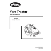 Ariens High Sierra 934027-YT 2248 2001 Tractor manual cover