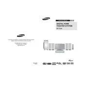 Samsung HT-X250 Home Theater System manual cover