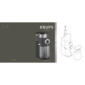 Krups GX500050 Coffee Grinder manual cover