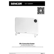 Sencor SCF 3200WH Heater manual cover