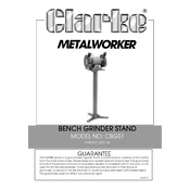 Clarke 6501140 CBGS1 Bench Grinder Stand manual cover