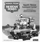 Fisher Price Mattel Rescue Heroes Aquatic Rescue Command Center 78157 Toy manual cover