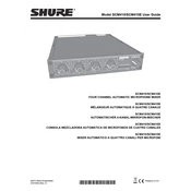 Shure SCM410 Microphone manual cover