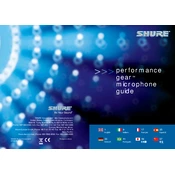 Shure PG Microphone manual cover