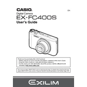 Casio EXFC400S Camera manual cover