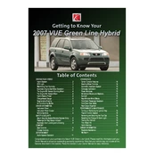 Saturn Vue Green Line Hybrid 2007 manual cover