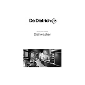 De Dietrich DVH938JI1 Dishwasher manual cover