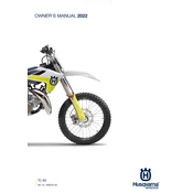 Husqvarna TC 85 2022 Motorcycle manual cover