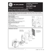 GE RAVWPT15B Plenum manual cover