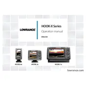 Lowrance Hook-4x Fish Finder manual cover