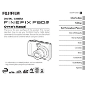 Fujifilm FinePix F60fd Camera manual cover