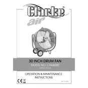 Clarke 3231555 CAM6000 30 Inch Drum Fan manual cover