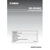 Yamaha NS-IW480C Speaker manual cover