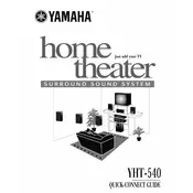 Yamaha YHT-540 Sound System manual cover