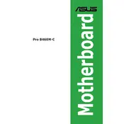 ASUS Pro B460M-C-CSM Motherboard manual cover