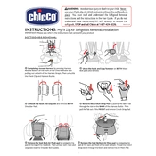 Chicco My Fit Zip Air Softgood Removal Car Seat manual cover