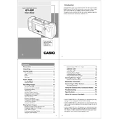 Casio QV200 Camera manual cover